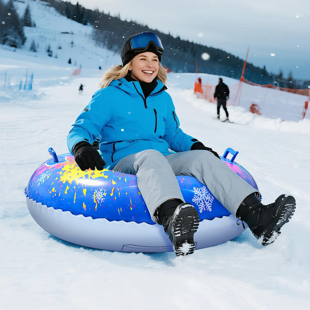 Unisex Aufblasbarer Schnee-Rutschteller Brehn