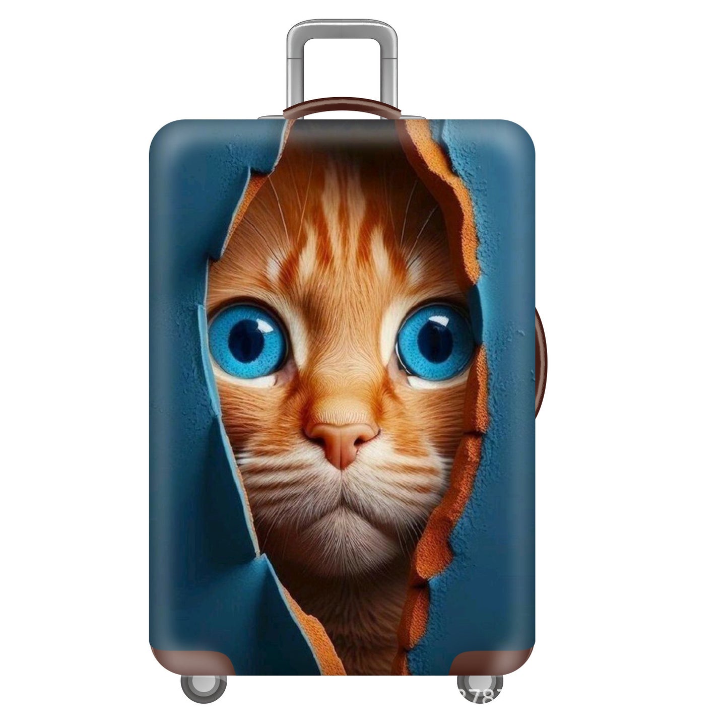 Unisex Hartschalenreisekoffer mit süßem Katzenmotiv Brehn