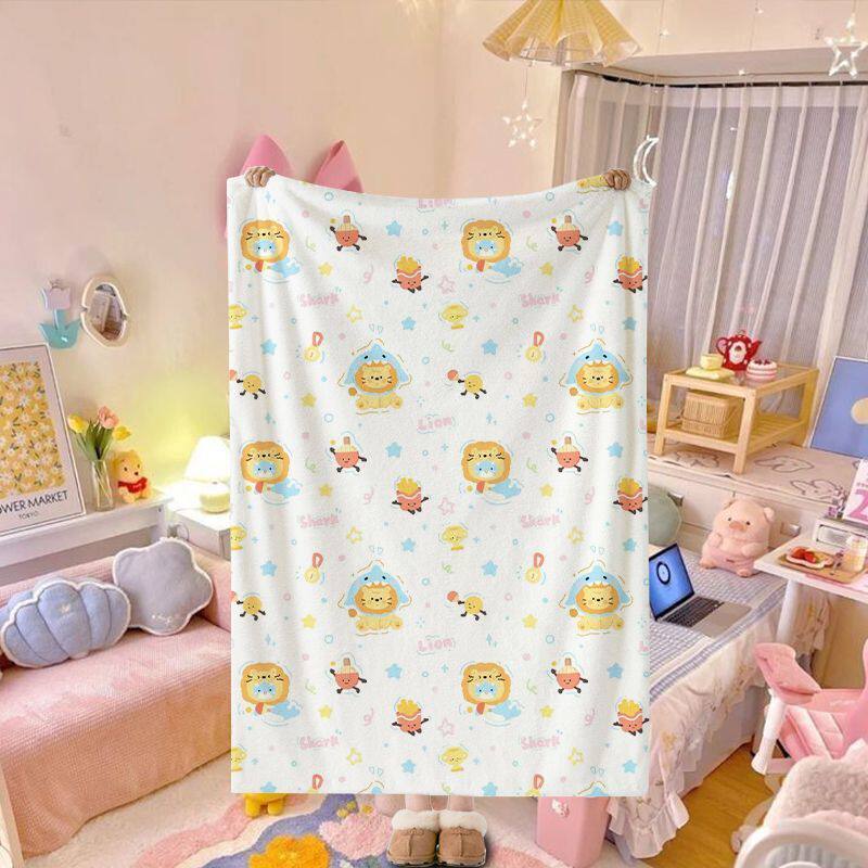 Künstlerischer Obstprint Fleece-Decke