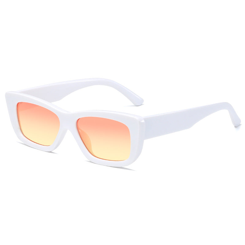 Damen modische Sonnenbrille mit rechteckigem Gestell Brehn