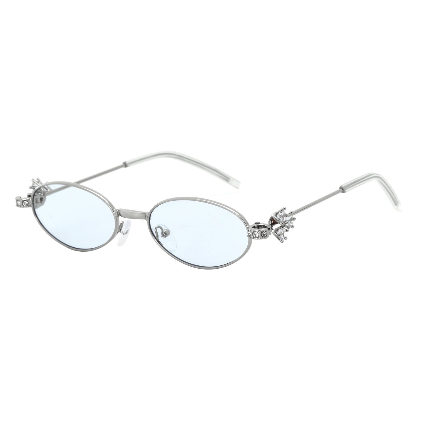 Damen Designer Sonnenbrille mit elegantem, verspiegeltem Rahmen und stilvollen Verzierungen Brehn