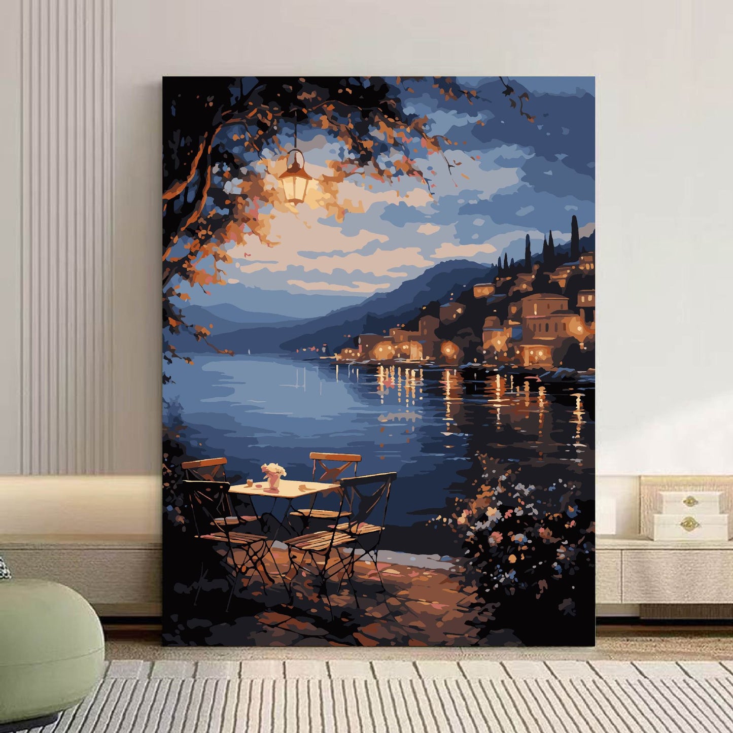 Scenic von Natur inspirierte Leinwandkunst Brehn