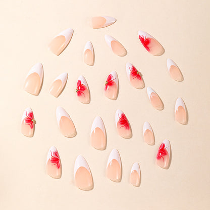 Elegante Floral Stiletto-Nagelverlängerungen Brehn