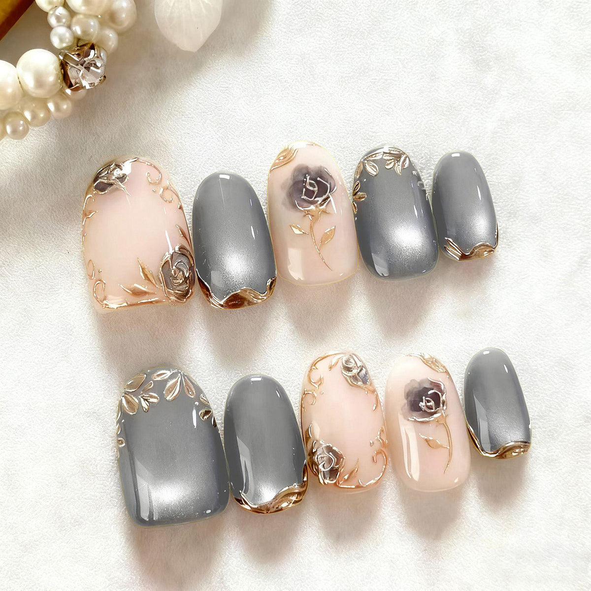 Chic Artisanal Press-On Nagelset