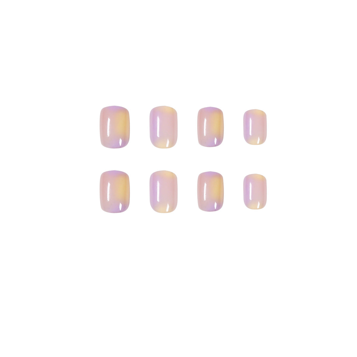 Kunstvolle Nagelkunst mit Glitzer- und Ombre-Design Brehn