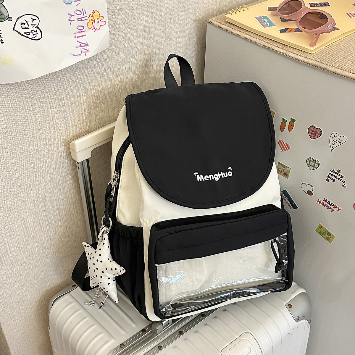 Stylische transparente Utility-Rucksack Brehn