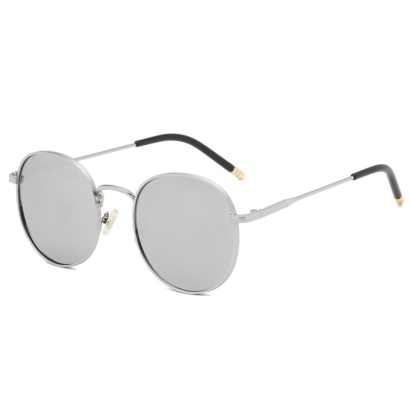 Überdimensionale Rundrahmen-Sonnenbrille
