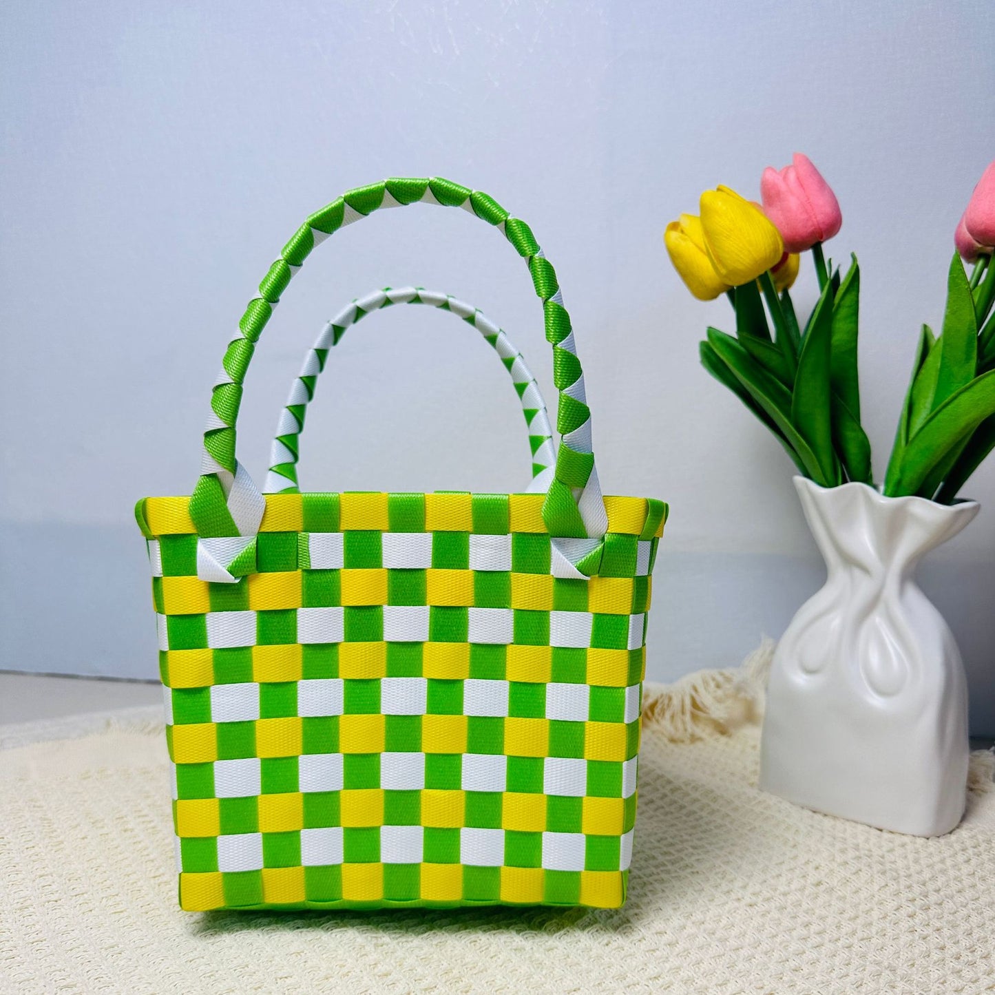 Geflochtene Jutetasche Brehn