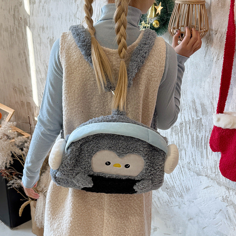 Plüsch Tasche Im Pinguin-Design Brehn