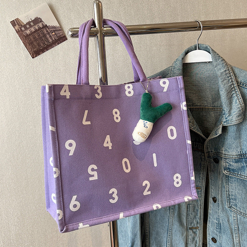 Lässige Canvas-Shopper-Tasche