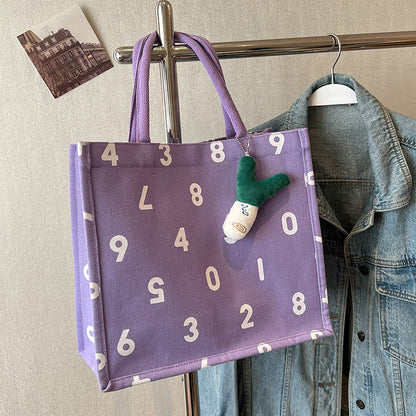Lässige Canvas-Shopper-Tasche
