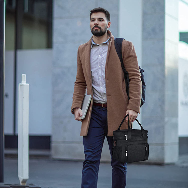 Isolierte Mehrfach-Abteil Lebensmittel-Liefer-Rucksack Brehn