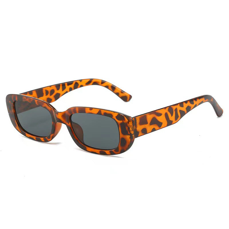 Damen Modische rechteckige Sonnenbrille mit verstellbaren Nasenstege Brehn