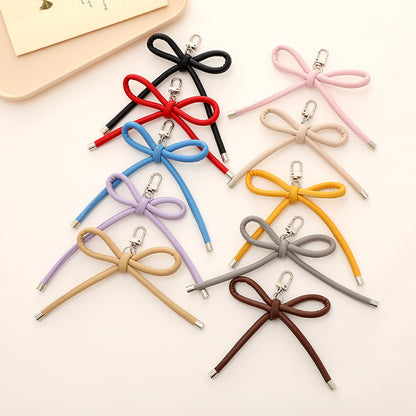 Stylischer Schleifen-Knoten Schlüsselanhänger Halter Brehn