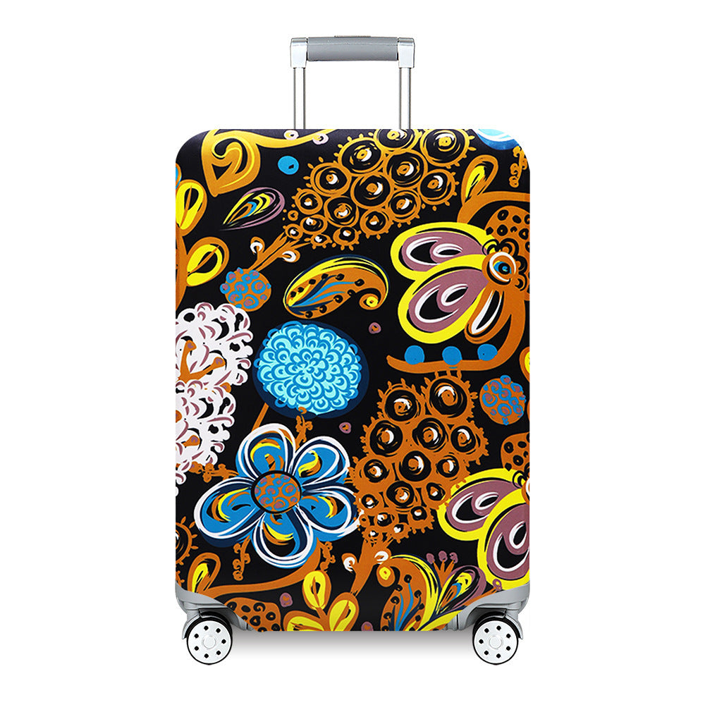 Damen Reise-Koffer mit farbenfrohem Blumendesign Brehn
