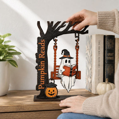 Verspielte Halloween-Geister- und Katzen-Dekoration Brehn