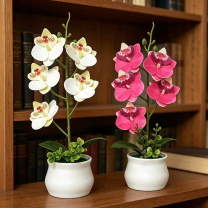 Künstliches Orchideenpflanzen-Arrangement 1790480695 für Wohnkultur und Präsentation