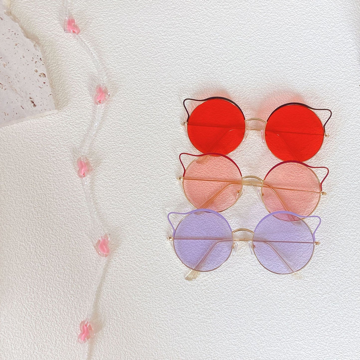 Modische Cat-Eye Sonnenbrille mit Verspiegelten Gläsern Brehn