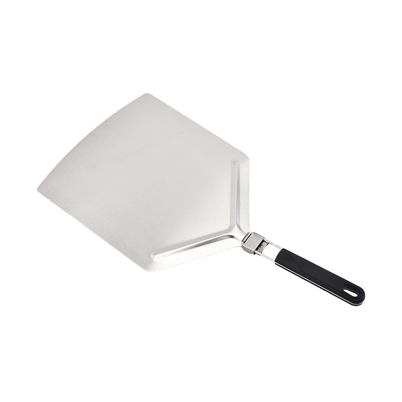 lange Griffe perforierte Pizzaschaufel Set mit Holzgriff Edelstahl Schneider und Dreieckserver Brehn