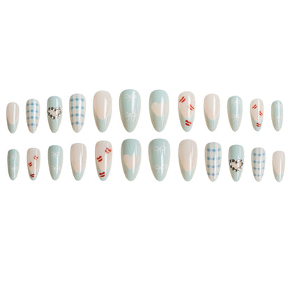 Dekoratives Stiletto Nagelkunst Set