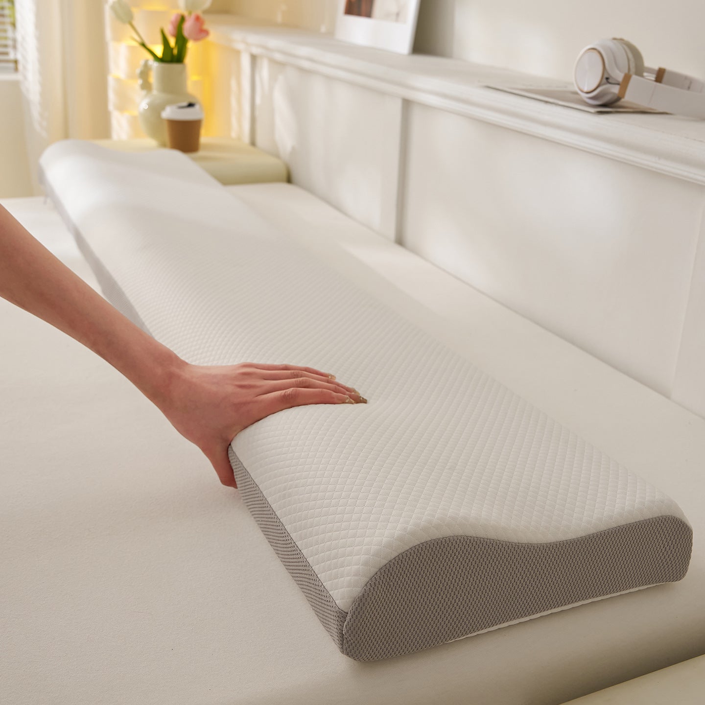 Ergonomisches Massage-Nackenstützkissen mit Memory Foam Brehn