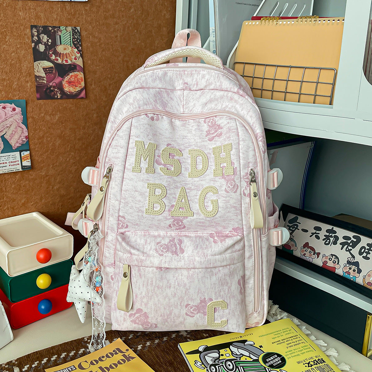 Stylische gestickte lässige Rucksack Brehn 1791205709