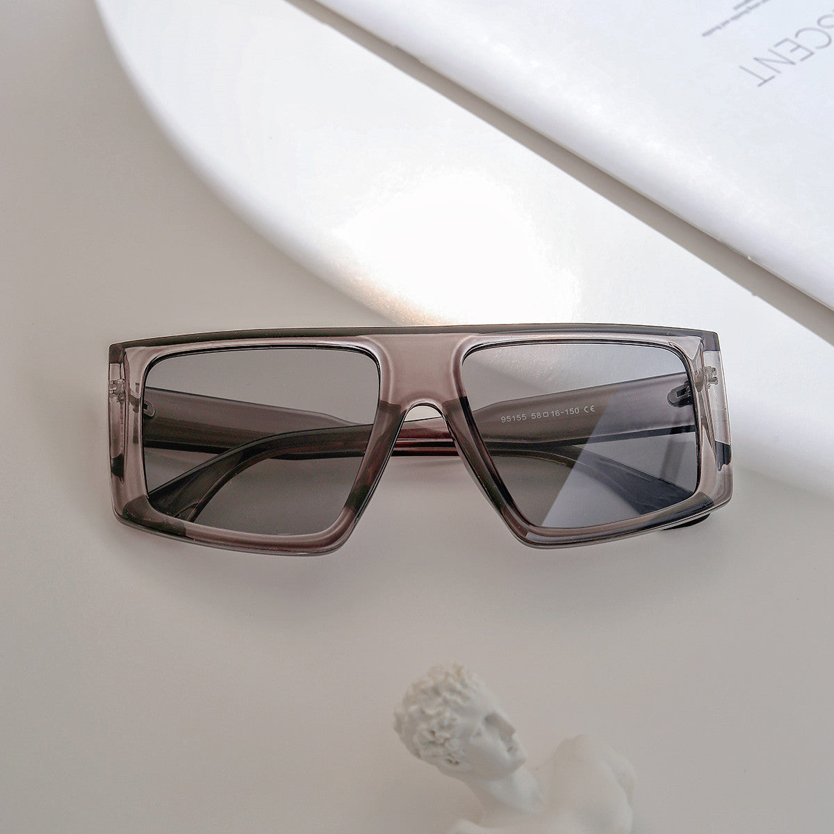 Damen oversized geometrische Sonnenbrille Brehn