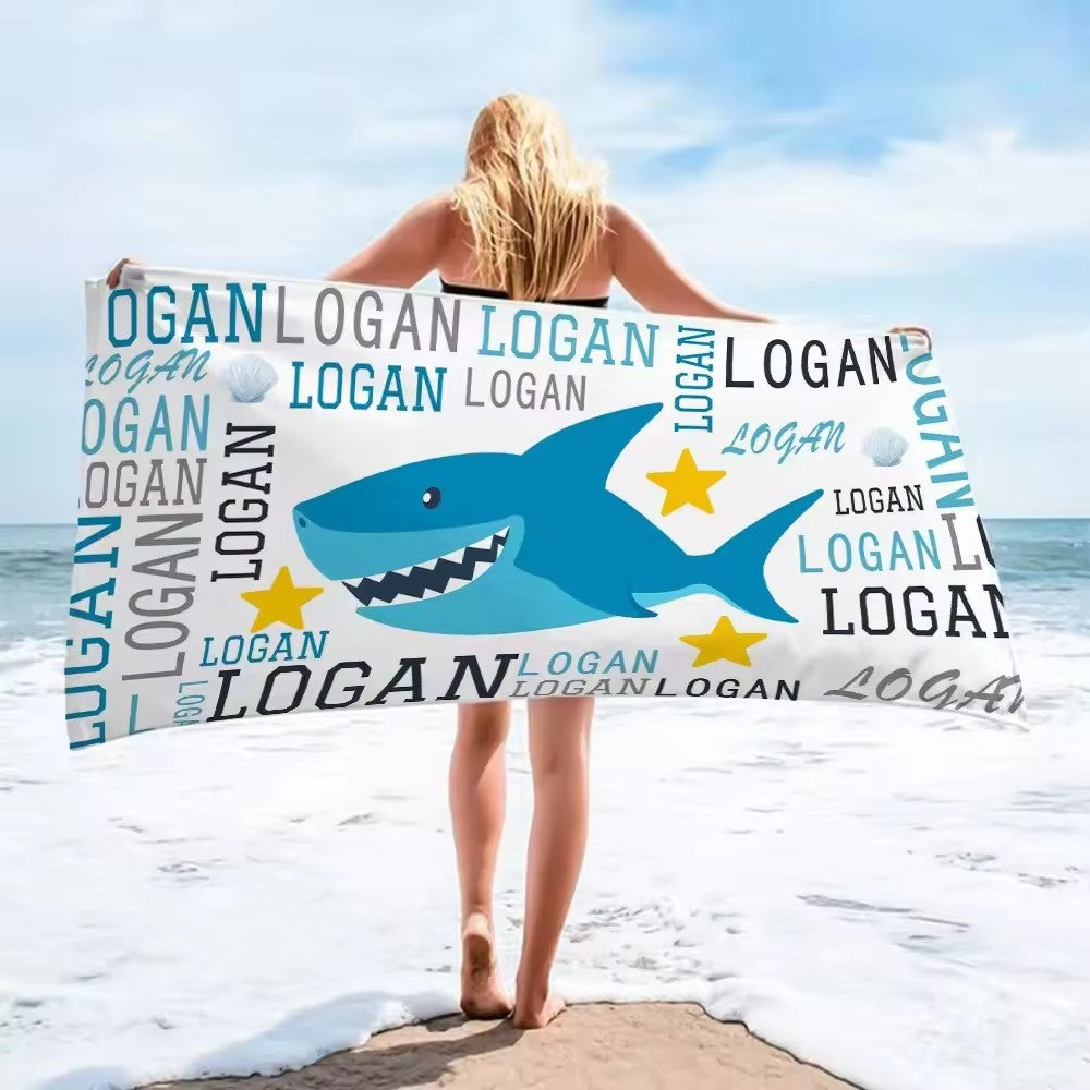 Strandtuch mit einzigartigem grafischen Muster Brehn