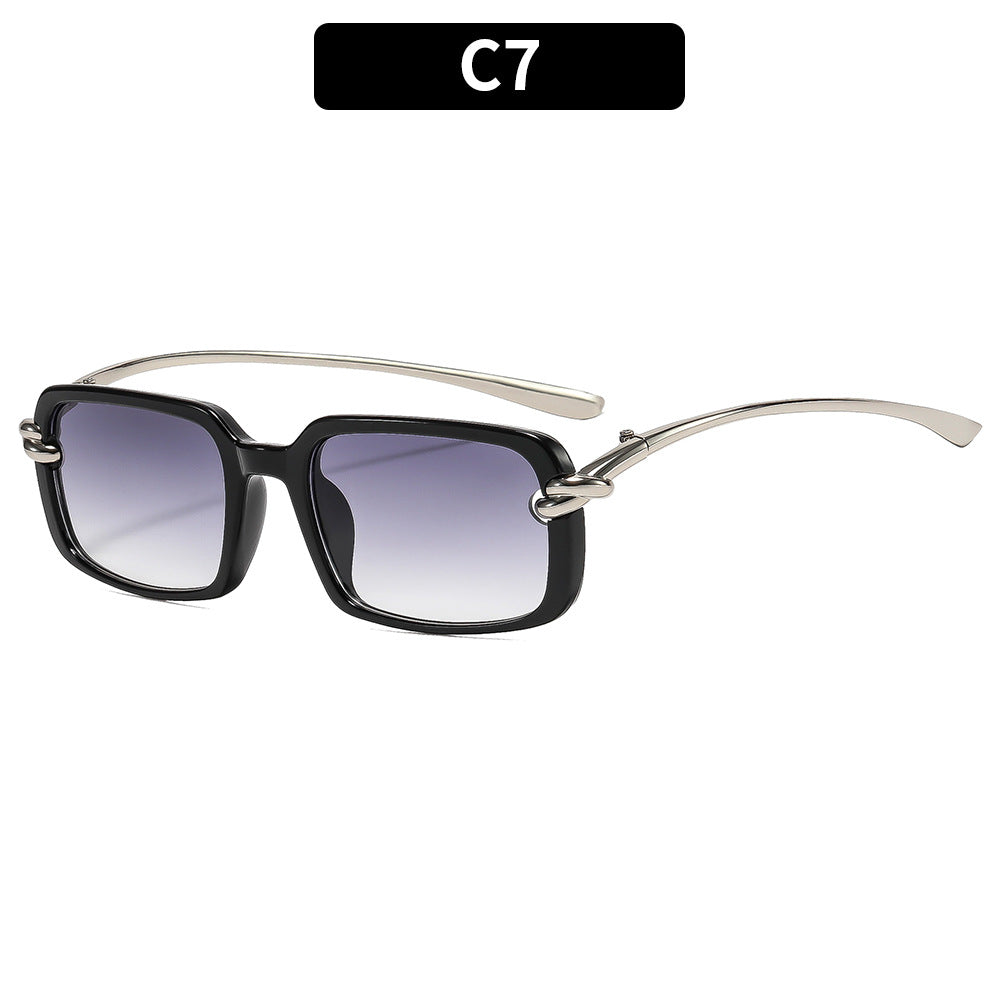 Elegante Rechte Rahmen Sonnenbrille