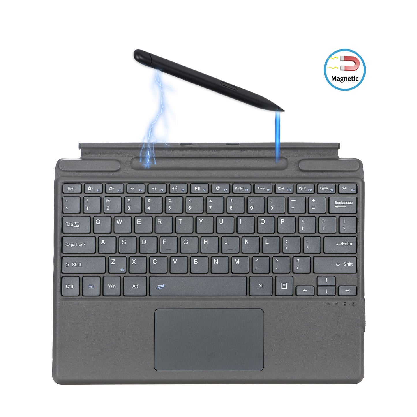 Premium Wireless Keyboard mit Touchpad Brehn