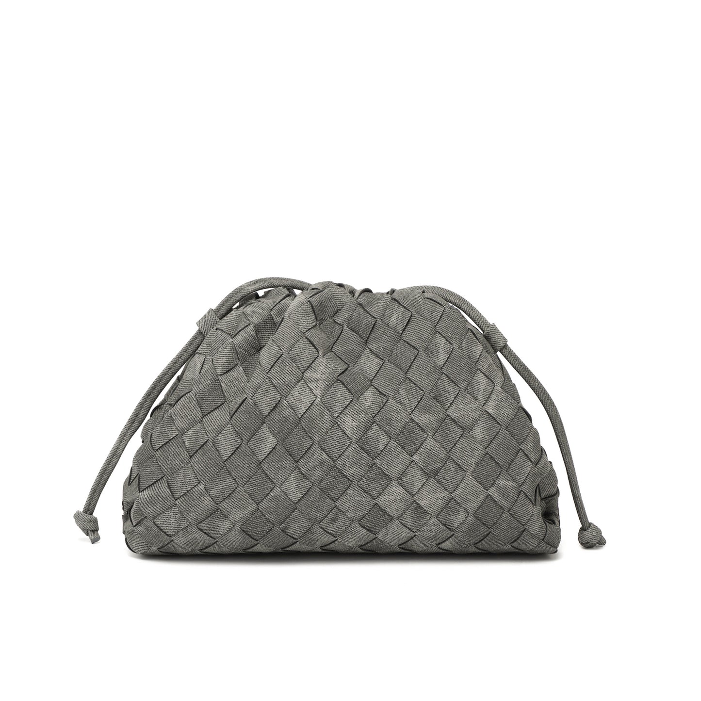 Texturierte Gewebte Handheld Clutch Brehn