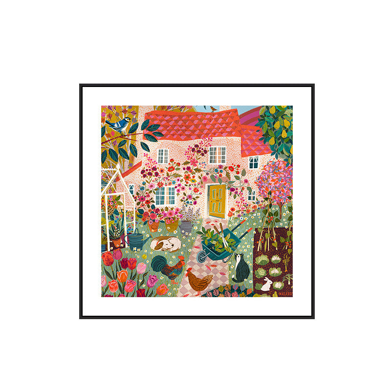 Botanische Illustrations-Leinwandkunst