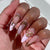 Luxus Press-On Nagelset mit goldenen Akzenten Brehn