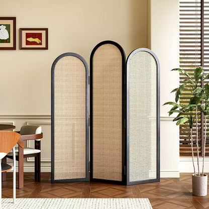 Eleganter Rattan Raumteiler Brehn