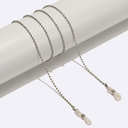 Eleganter herzförmiger Perlenkette Brillenhalter Brehn