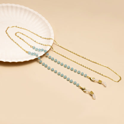 Elegante Perlen Brillen Kette Brehn