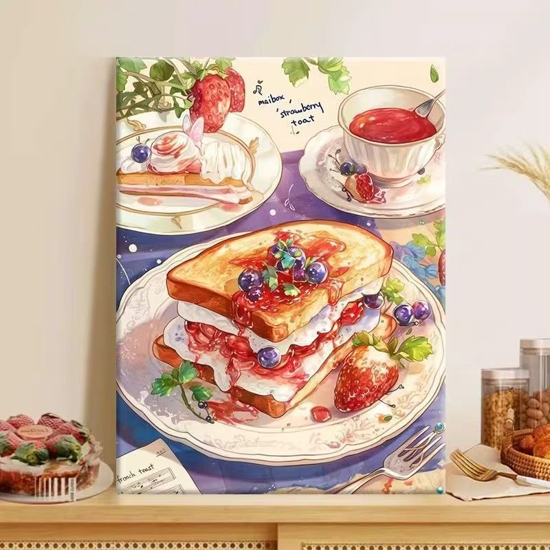 Gourmet Dessert-Themen Wandkunst Brehn
