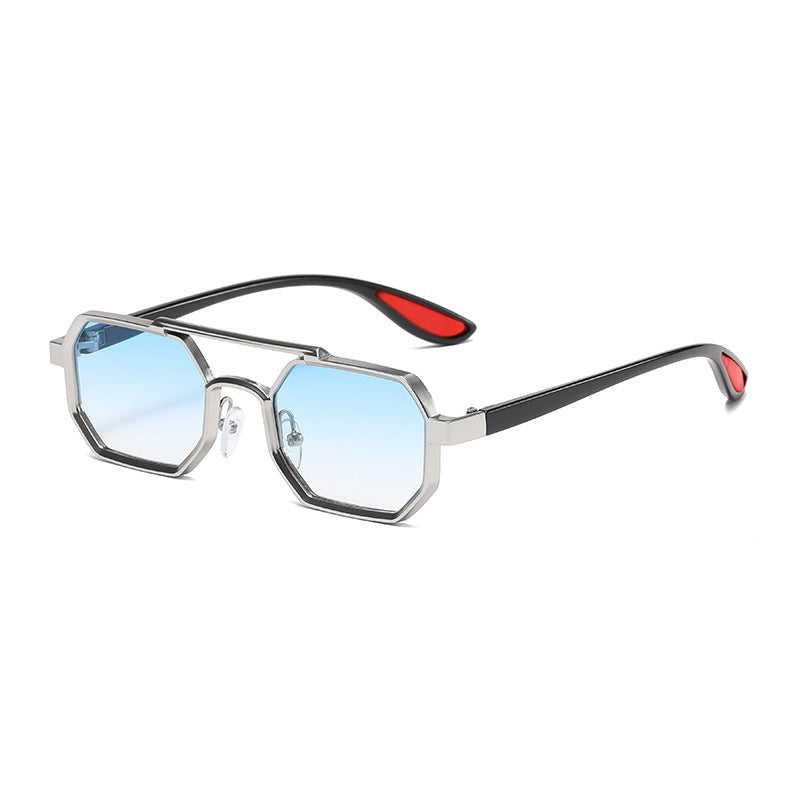 Damen modische Designer-Sonnenbrille mit exklusivem achteckigem Rahmen Brehn