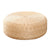 Eleganter Runder Pouf Aus Naturmaterialien Brehn