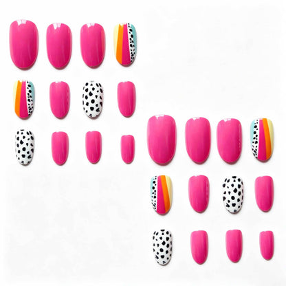 Kreative Abstrakte Nagelkunst