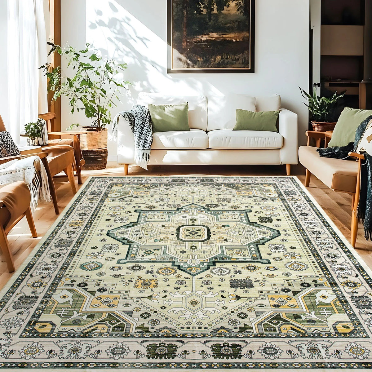 Vintage-inspirierter Teppich Brehn