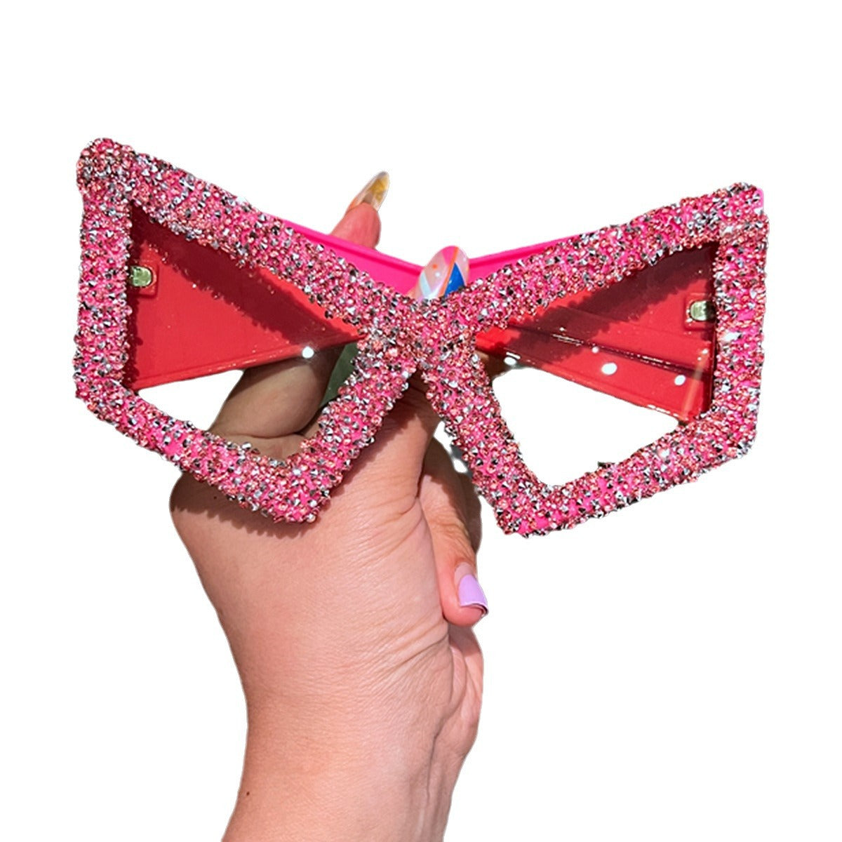 Damen Sonnenbrille mit funkelndem Kristallschmuck Brehn
