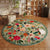 Runder Floraler Teppich