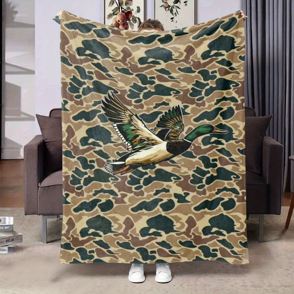 Weiche Cartoon-Dackel-Themen-Fleece-Decke