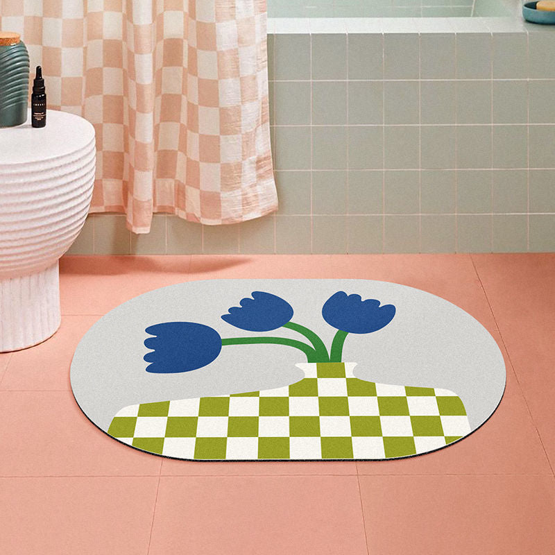 Florale dekorative Teppichmatte für die Wohnkultur
