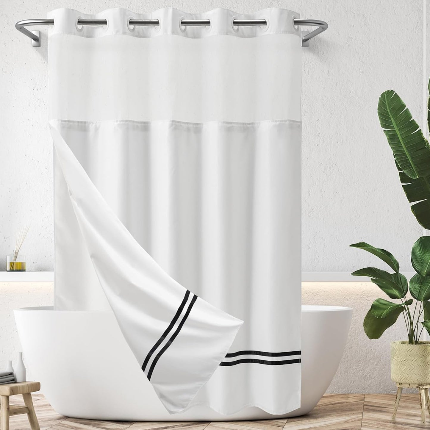 Moderner Minimalistischer Duschvorhang Brehn