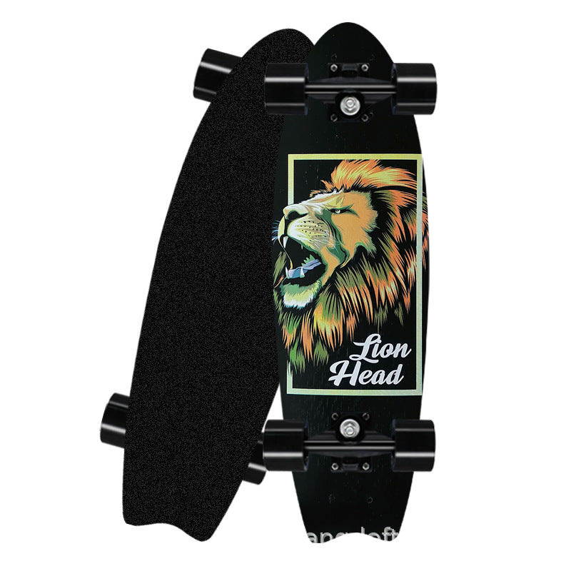 Surf-inspirierter Mini Cruiser Skateboard Brehn