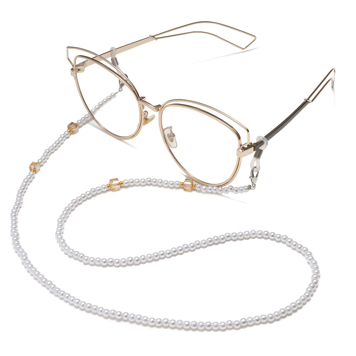 Eleganter Perlen-Brillenhalter Brehn