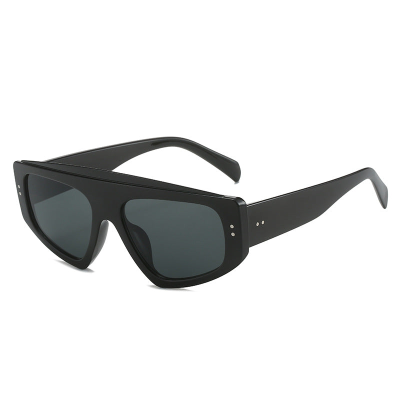 Damen Übergroße Sonnenbrille im trendigen Animal-Print Design Brehn
