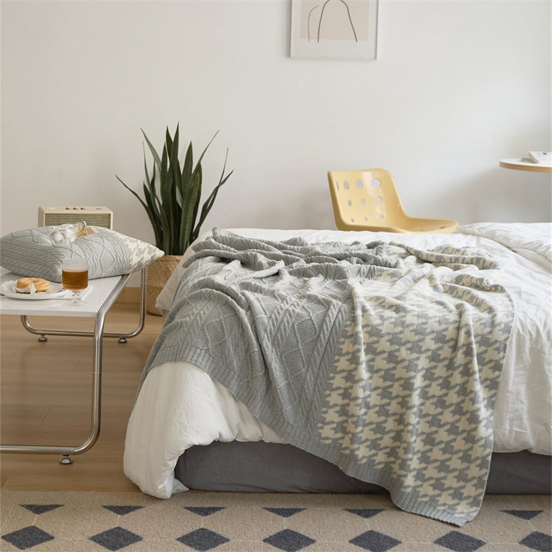 Damen Strick-Kuscheldecke Brehn